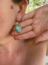 Load image into Gallery viewer, Hubei Turquoise Borderlands Earrings
