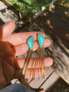 Duo Dusters - White Water Turquoise