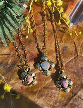 Load image into Gallery viewer, Australian Opal Stamped Necklace
