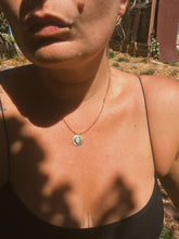 Load image into Gallery viewer, Sunstone + Australian Opal Talisman Disc Necklace
