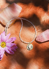 Load image into Gallery viewer, Cantera Opal + Moonstone Talisman Disc Necklace
