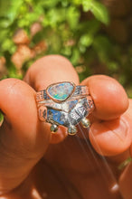 Load image into Gallery viewer, Australian Opal Crown Jewel Ring - size 8
