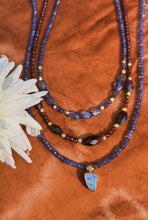 Load image into Gallery viewer, Australian Opal + Iolite Necklace
