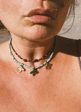 Load image into Gallery viewer, Turquoise Drop Charm Necklace
