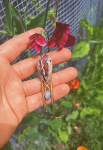 Cantera + Australian Opal Drop Bolo