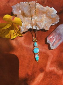 Australian Opal Portal Necklace 005