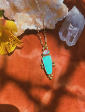 Load image into Gallery viewer, Turquoise + Australian Opal Necklace
