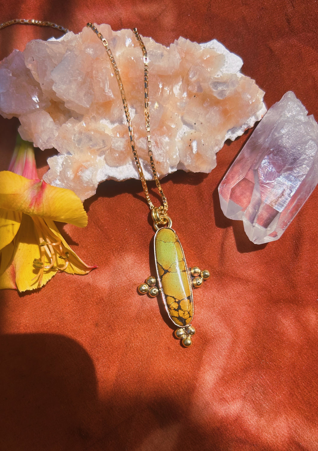 Green Turquoise Khala Necklace
