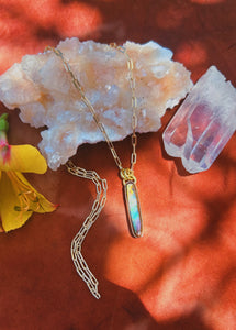 Boulder Opal Khala Necklace