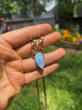 Load image into Gallery viewer, Herringbone x Curb Chain - Moonstone

