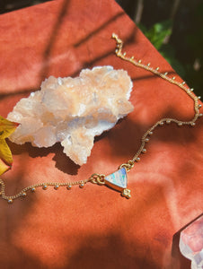 Dotted Australian Opal Chain 002