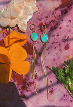 Load image into Gallery viewer, Kingman Turquoise / Pyrite Inclusion Althea Dusters
