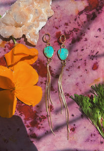 Kingman Turquoise / Pyrite Inclusion Althea Dusters