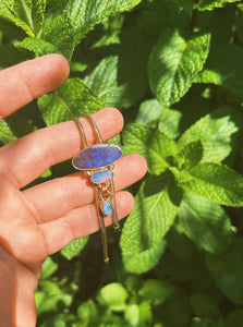 Triple Tier Boulder + Australian Opal Bolo