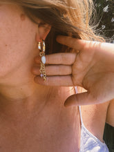 Load image into Gallery viewer, Australian Opal Multi Hoop 002
