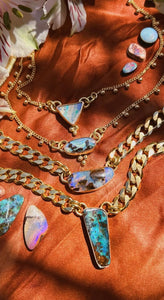 Dotted Australian Opal Chain 002