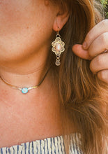 Load image into Gallery viewer, Cantera Opal Stamped Earrings
