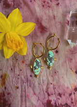 Load image into Gallery viewer, Hubei Turquoise Mini Hoop
