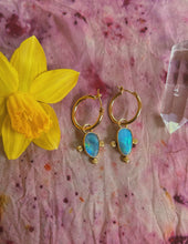 Load image into Gallery viewer, Australian Opal Mini Hoop
