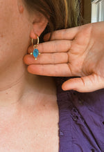 Load image into Gallery viewer, Australian Opal Mini Hoop
