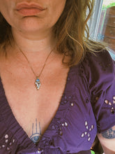 Load image into Gallery viewer, Cantera + Aussie  Opal Portal Necklace
