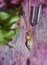 Load image into Gallery viewer, Cantera + Ethiopian Opal Portal Necklace
