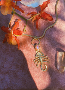 Scorpio Necklace - Cantera Opal