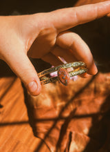 Load image into Gallery viewer, Cantera Opal Stamped Bangle Set
