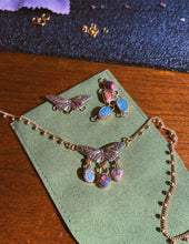 Load image into Gallery viewer, Cantera Opal Butterfly Necklace
