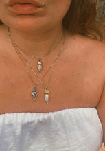 Load image into Gallery viewer, Cantera + Aussie  Opal Portal Necklace
