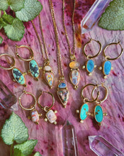 Load image into Gallery viewer, Australian Opal Mini Hoop
