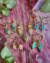 Load image into Gallery viewer, Cantera + Ethiopian Opal Portal Necklace
