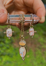 Load image into Gallery viewer, Cantera + Ethiopian Opal Portal Necklace
