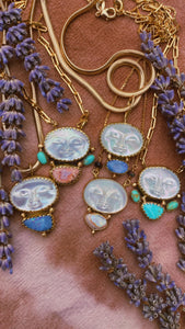 The Moon Maiden Necklace #003 - Australian Opal
