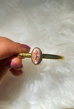 Load image into Gallery viewer, Mexican Opal Stamped Bangle - #004

