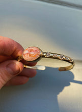 Load image into Gallery viewer, Cantera Opal Stamped Bangle - #001
