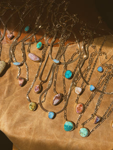 The Stargazer Necklace - Emerald Valley Turquoise