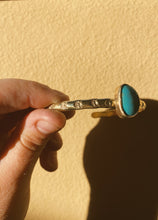 Load image into Gallery viewer, Kingsman Turquoise Stamped Bangle - #003
