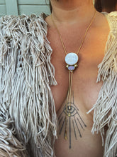 Load image into Gallery viewer, Moon Bolo 001 - Mother of Pearl + Australian Opal
