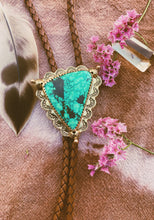 Load image into Gallery viewer, Turquoise Bolo #001
