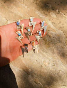 The Bowie Studs 002 - Sterling Opal
