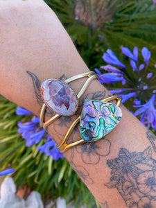 The Rolling Stone Bangle - Mexican Cantera Opal