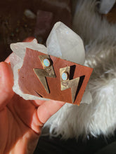 Load image into Gallery viewer, The Bowie Studs 002 - Sterling Opal

