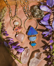 Load image into Gallery viewer, The Portal Chain - Ethiopian + Cantera Opal, Pink Moonstone
