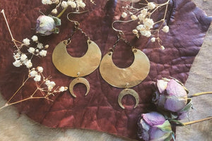 The Blood Moon Earrings
